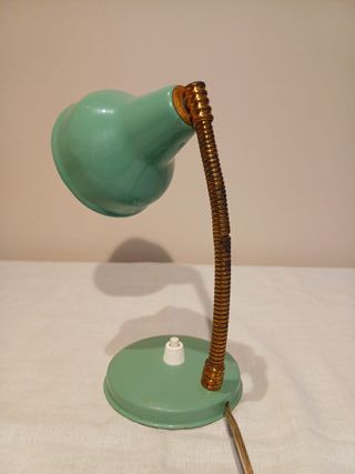 Lampada da tavolo vintage verde