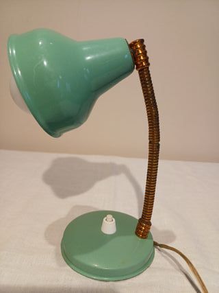 Lampada da tavolo vintage verde