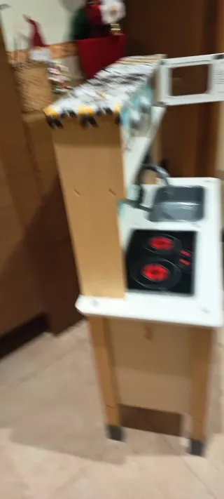 Cocinita de madera para jugar