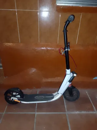 Patinete Eléctrico Blanco y Negro