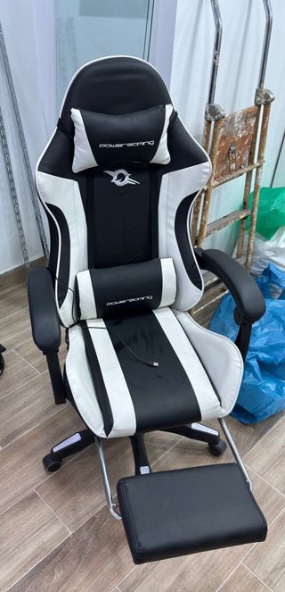 Silla Gaming Power Gaming - Masaje - Reposapies