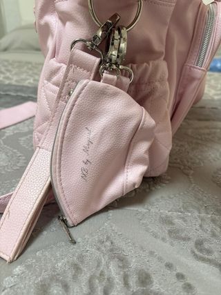 Conjunto bolso y cambiador Mayoral bebé rosa