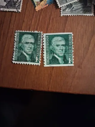 Pack 2 Sellos Thomas Jefferson 1C