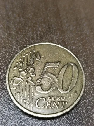 Moneda 50 Céntimos Euro Francesa 2001