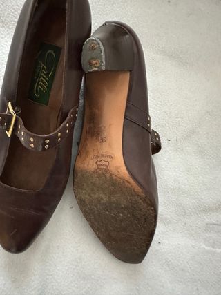 Décolleté Grilli Roma Marrone con Cinturino