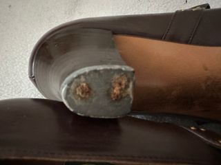 Décolleté Grilli Roma Marrone con Cinturino