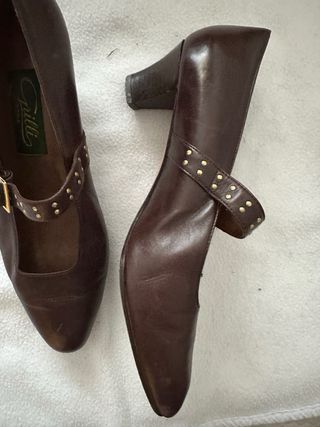 Décolleté Grilli Roma Marrone con Cinturino