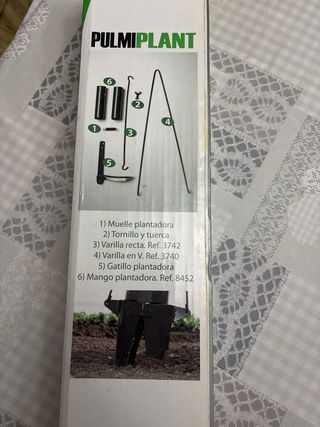 Plantadora doble mango con punta reforzada