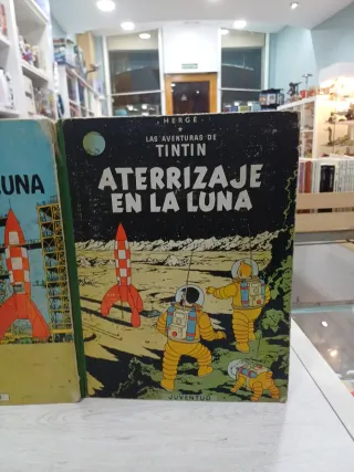 TINTIN ATERRIZAJE Y OBJETIVO LA LUNA 1965