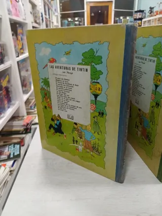 TINTIN ATERRIZAJE Y OBJETIVO LA LUNA 1965