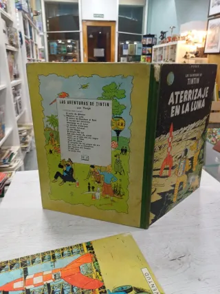 TINTIN ATERRIZAJE Y OBJETIVO LA LUNA 1965