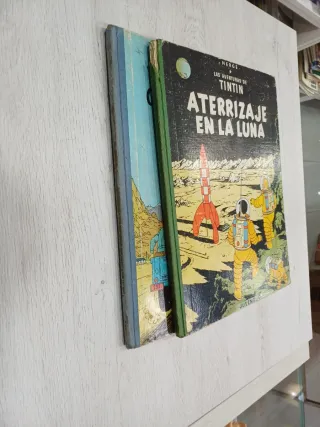 TINTIN ATERRIZAJE Y OBJETIVO LA LUNA 1965