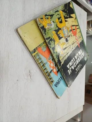TINTIN ATERRIZAJE Y OBJETIVO LA LUNA 1965