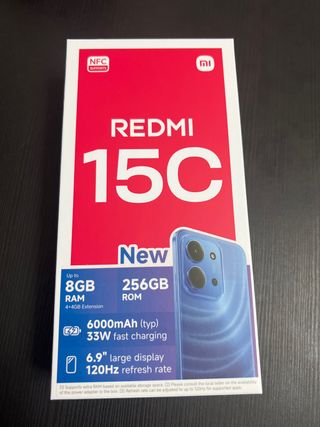 Xiaomi Redmi 15C 8GB RAM 256GB negro -SIN ABRIR-