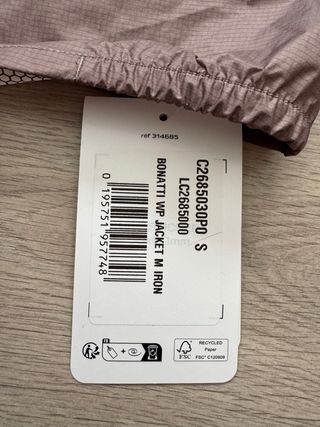 Chaqueta Salomon Bonatti Waterproof.Talla S Marrón