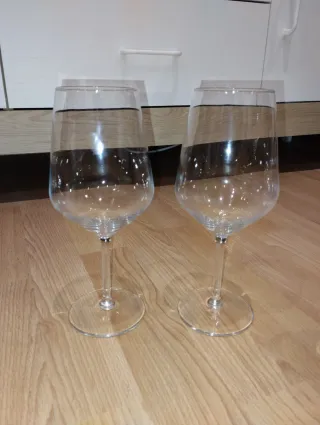 Set di 2 calici da vino in cristallo