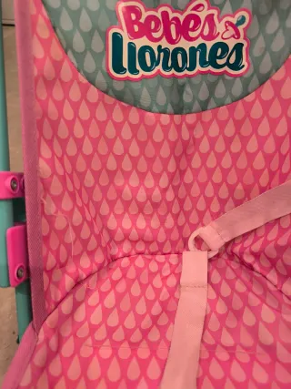 Carrito y Portabebés Bebé Llorón Rosa