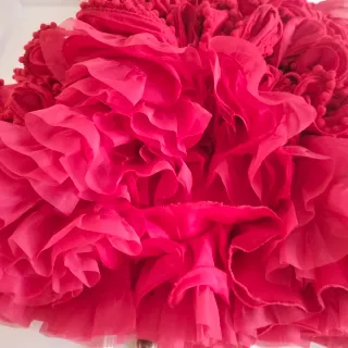 Vestido Flamenca Gitana Rojo