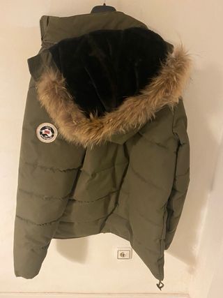 Abrigo Norway verde talla L