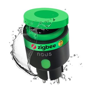 NOSOTROS Zigbee IP44, enchufe inteligente con medi