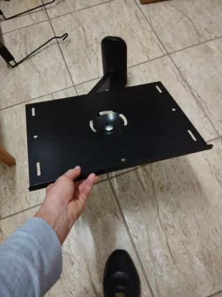 Soporte TV pared negro