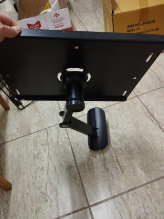 Soporte TV pared negro