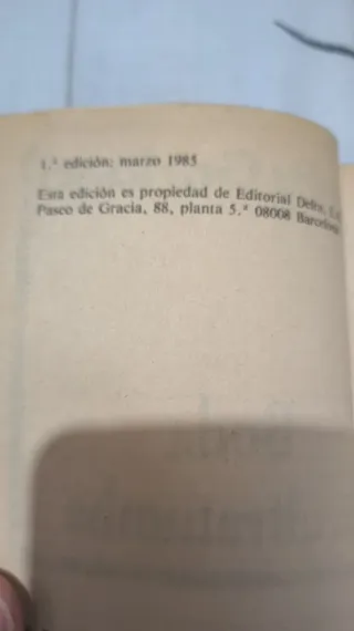 1era edición 1985 Boda de Ultratumba