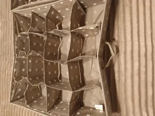 2 Organizeri Cassetti in Tela Beige