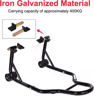 Caballete de moto delantero trasero, adaptador de