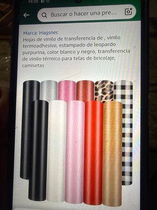 Hojas de vinilo para manualidades