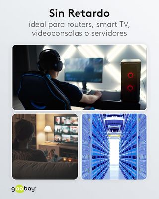 Cable CAT 6 Cable de red LAN para Gigabit Ethernet