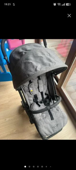 Silla de paseo gris Mini
