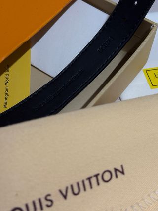 Pulsera Louis Vuitton Slim Negra y Plateada