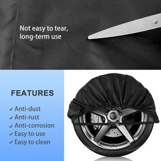 Funda de Rueda 4PCS Funda Protectora para Neumátic