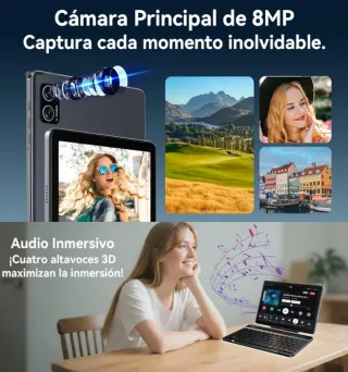 Tablet 10 pulgadas Gris 24GB RAM 256GB ROM