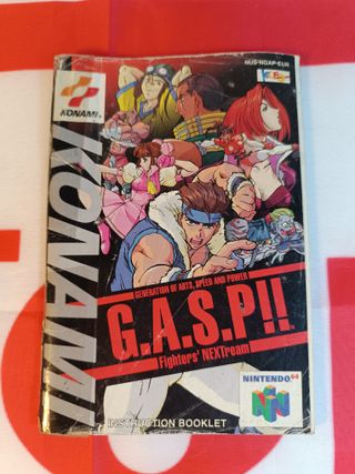 G.A.S.P.!! N64 Konami PAL ESP Multi