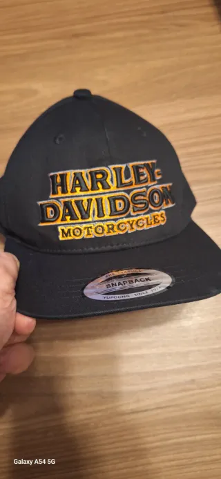 Cappellino Harley Davidson Nero Snapback