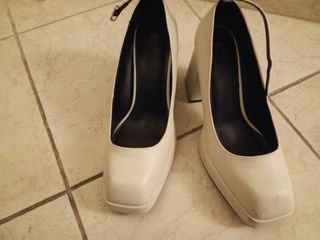 Scarpe con tacco bianche