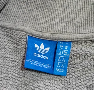 Sudadera Adidas Vintage Gris Talla M Media Cremall