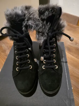 Botas de nieve con pelo