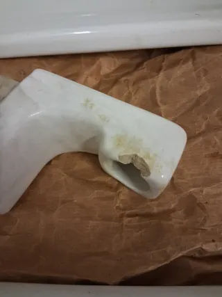 Conjunto accesorios baño antiguos cerámica