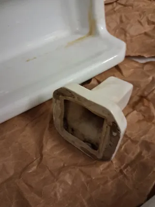 Conjunto accesorios baño antiguos cerámica