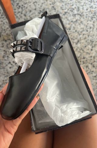 Botines Marrones Cuadrados