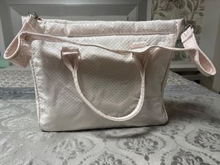 Conjunto para carro bebé rosa