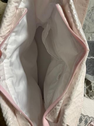 Conjunto para carro bebé rosa