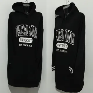 Felpa lunga Abito H&M Divided cappuccio tg 44