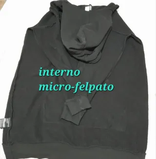 Felpa lunga Abito H&M Divided cappuccio tg 44