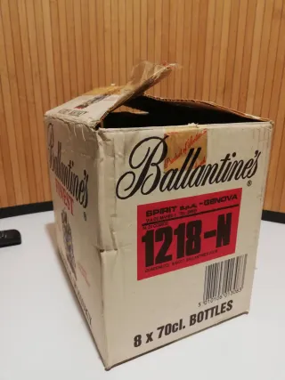 Scatola Ballantine's Scotch Whisky Vintage