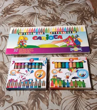 Set de Lápices de Cera y Rotuladores Mágicos