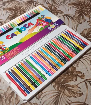 Set de Lápices de Cera y Rotuladores Mágicos